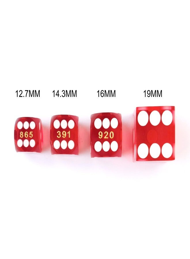 Bescon Dice Professional Small Precision Dice 12.7mm (1/2 inch) with Random Serial Number, Mini Precision Cut Dice 12.7MM Gem Green - Image 5